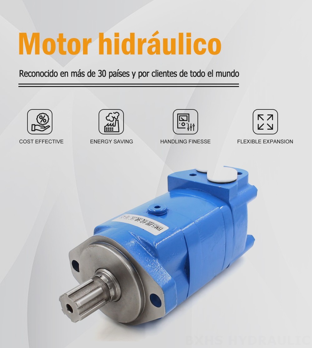 Motor Hidráulico Cicloidal BM5_3 125 cc/r 75 Lpm Motor hidráulico
